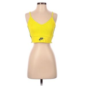 Nike Sports Bra In Yellow